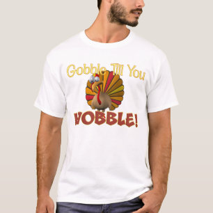 Camiseta ¡Engulla hasta que usted se tambalea!