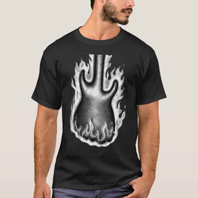 Camiseta Engullido en llamas (Anverso)