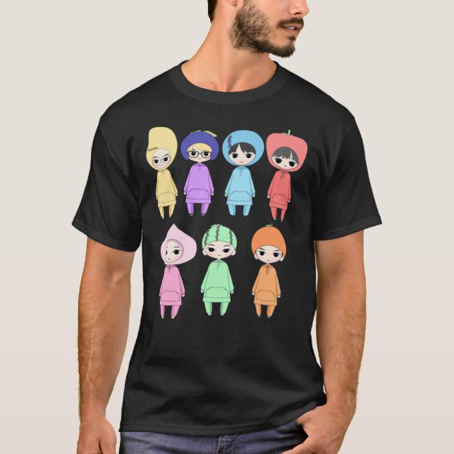 Camiseta ENHYPEN- Trajes de fruta de la Cámara 5 Cuchilla P (Anverso)