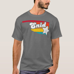 Camiseta Enid Oklahoma Vintage Molestias 2