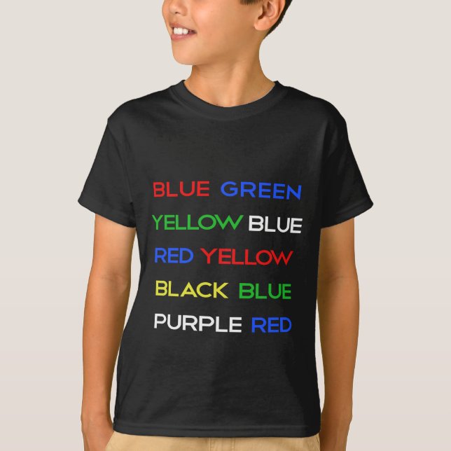 Camiseta Enigma del color (Anverso)