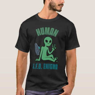 Camiseta Enigma OVNI Clásico
