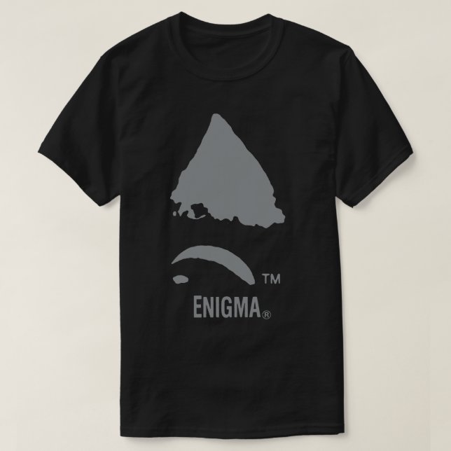 Camiseta Enigma Records (Diseño del anverso)