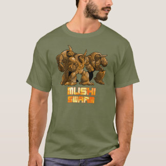 Camiseta Enjambre Brown de Mushi