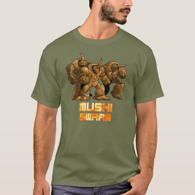 Camiseta Enjambre Brown de Mushi (Anverso)