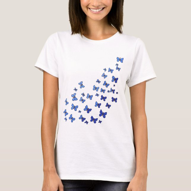 Camiseta Enjambre de mariposa (Anverso)