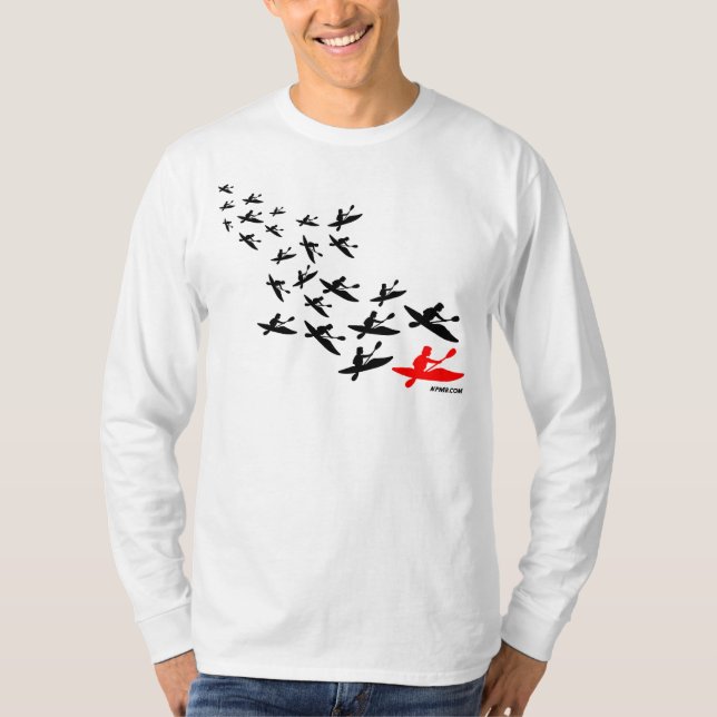 Camiseta Enjambre del kajak (Anverso)