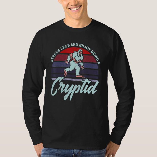 Camiseta Enjoy Being A Cryptid Cryptid Creature (Anverso)