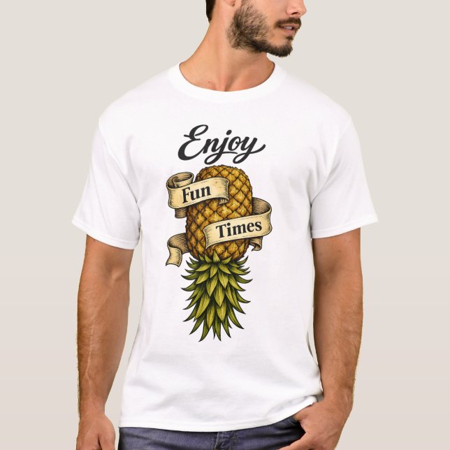 Camiseta Enjoy Fun Times - T-Shirt  (Anverso)