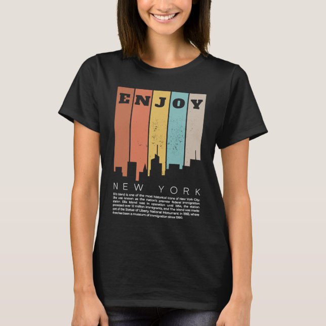 Camiseta Enjoy New York Vintage (Anverso)