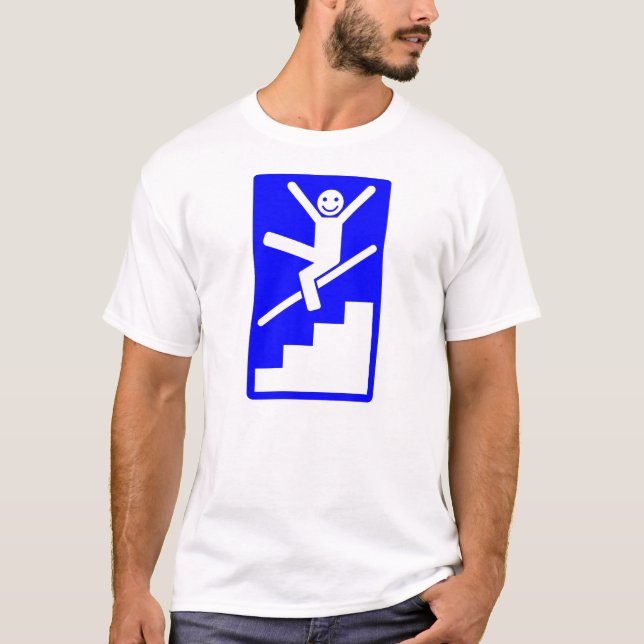 Camiseta Enjoy que resbala abajo de las barandillas (Anverso)