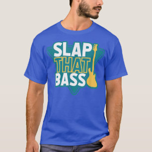 Camiseta Enjoy Slap Bass Guitar Jam Session Slap that bass