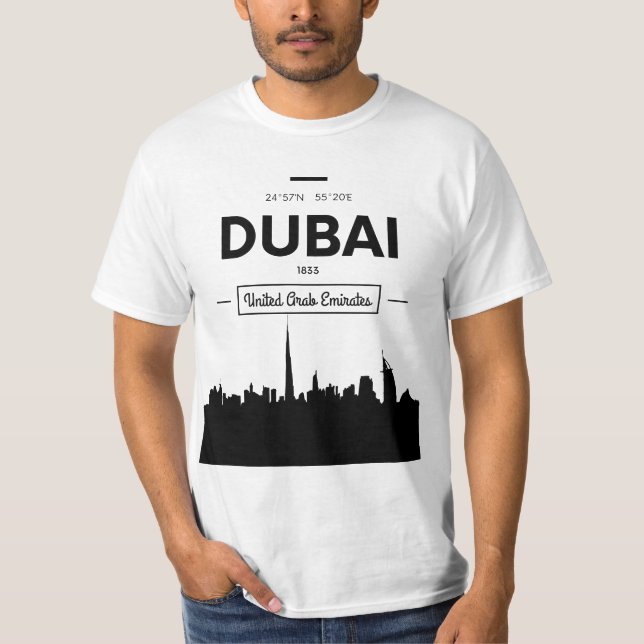 Camiseta Enjoy Tourists Dubai UAE Novelty Graphic Tees & Co (Anverso)