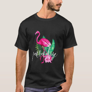 Camiseta Enjoy Travel Summer Beach Sea Sun Graphic Flamingo