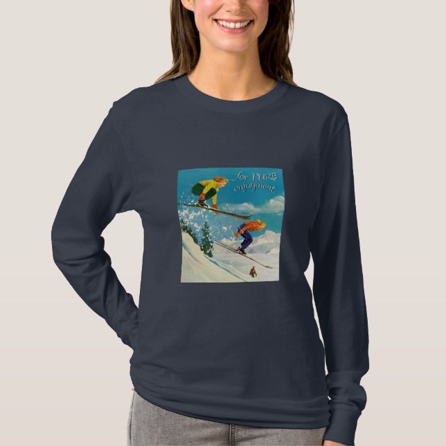 Camiseta Enjoying ski (Anverso)