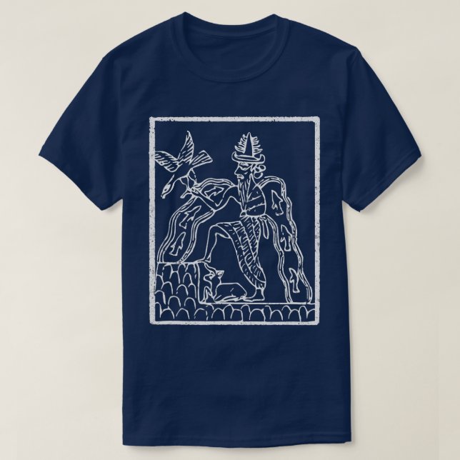 Camiseta Enki Sumerian Mythology God Annunaki Ancient King  (Diseño del anverso)