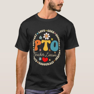 Camiseta Enlace docente de PTO de vuelta con el padre del g