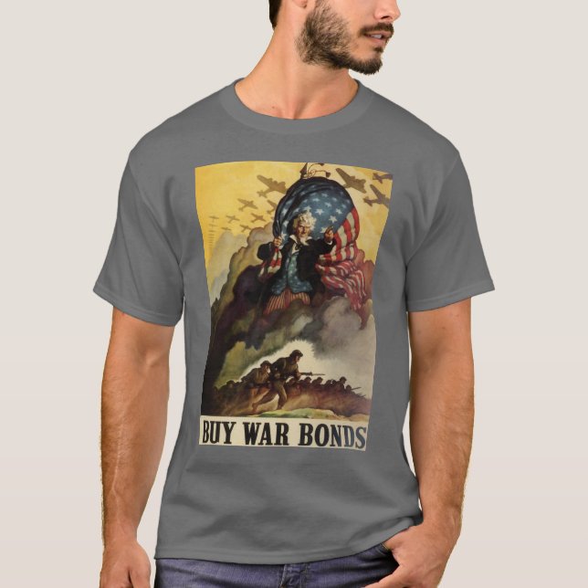 Camiseta Enlaces de guerra de la compra del tío Sam (Anverso)
