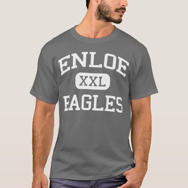 Camiseta Enloe - Eagles - altos - Raleigh Carolina del (Anverso)