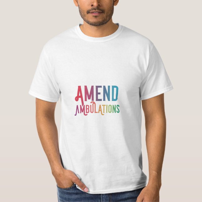 Camiseta Enmendar Ambulaciones  (Anverso)