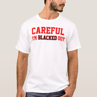 Camiseta Ennegrecido hacia fuera