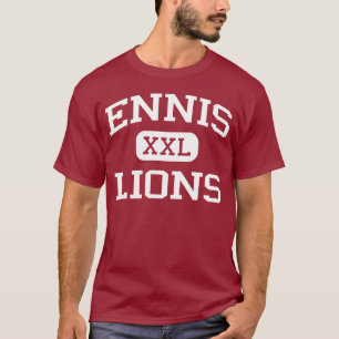 Camiseta Ennis - leones - High School secundaria de Ennis -