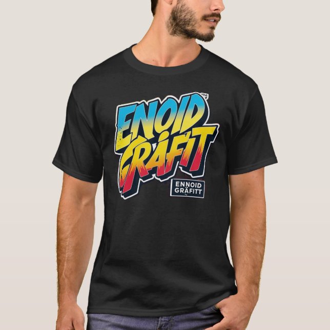 camiseta ENNOID GRÁFITT GRAFITE  (Anverso)