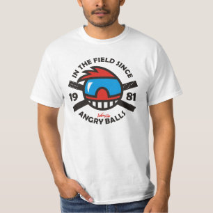 Camiseta enojada de Paintball de las bolas