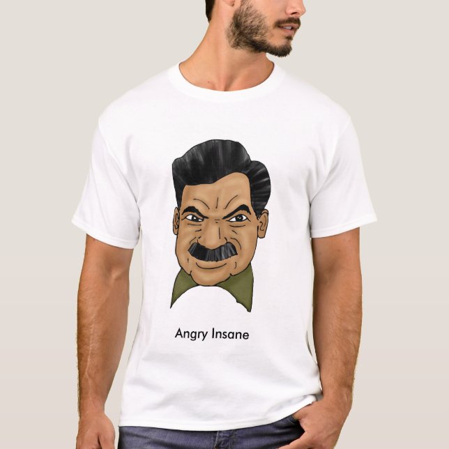 Camiseta enojada de Saddam (Anverso)