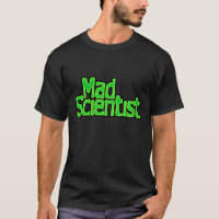 Camiseta enojada del científico