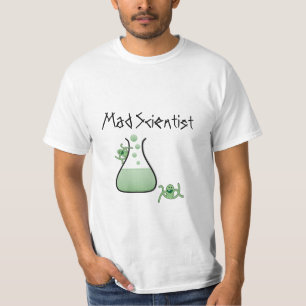 Camiseta enojada del científico