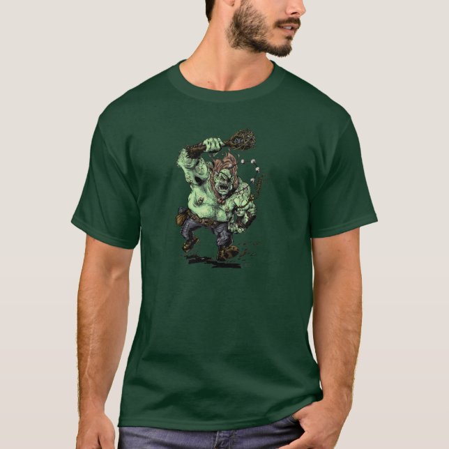 Camiseta enojada del ogro (Anverso)