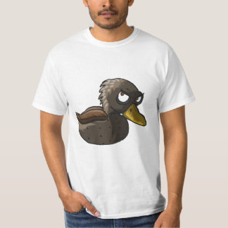 Camiseta enojada del pato