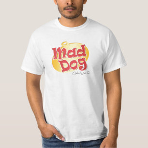 Camiseta enojada del perro