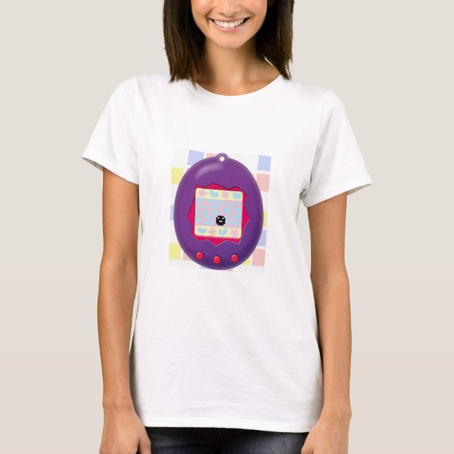 Camiseta enojada del tamagotchi (Anverso)