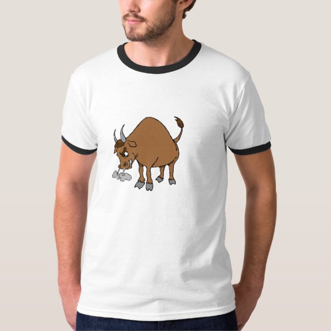 Camiseta enojado-toro (Anverso)