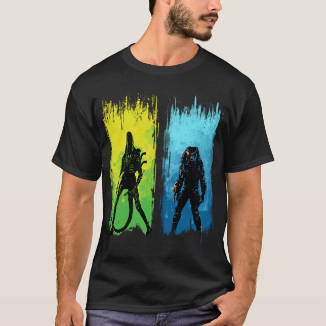 Camiseta enomorph vs familia yautja (Anverso)