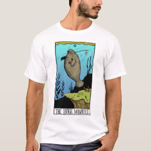 Camiseta enorme de la luz del Manatee de los