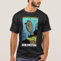 Camiseta enorme de la oscuridad del Manatee de los