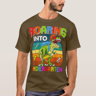 Camiseta Enorme dinosaurio infantil para volver a la escuel
