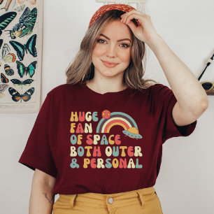 Camiseta Enorme fanático del espacio, divertido espacio per