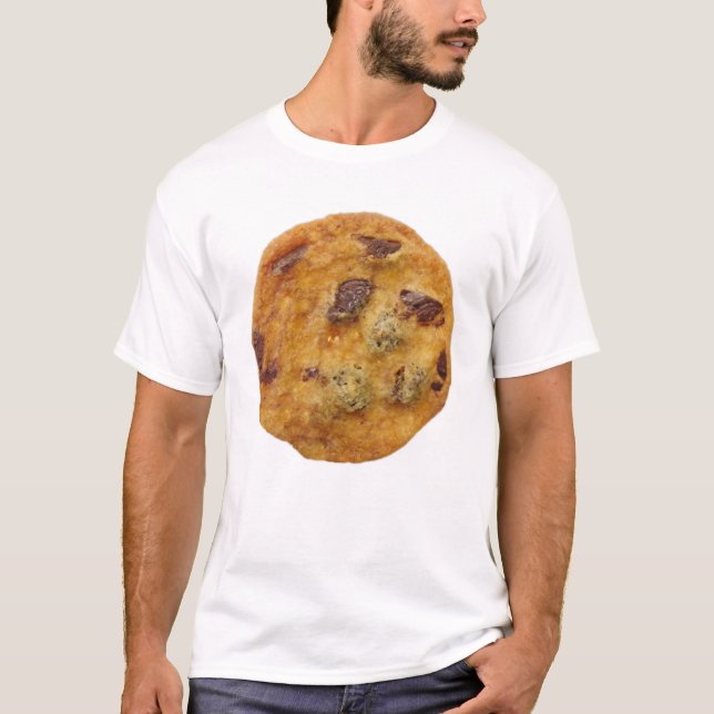 Camiseta Enorme Galleta De Chip De Chocolate Para Cumpleaño (Anverso)
