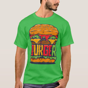 Camiseta Enorme hamburguesa Cheeseburger Restaurant Funny B