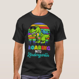 Camiseta Enorme jardín infantil Dinosaur Rex niños de nuevo