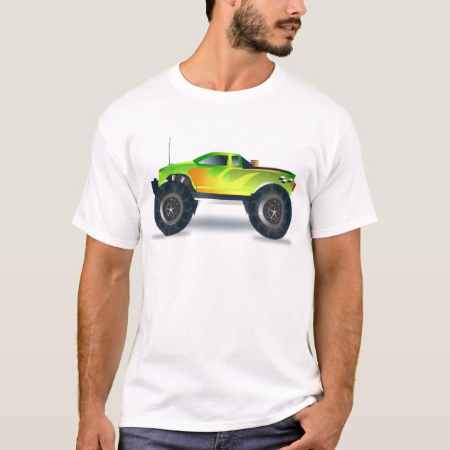 Camiseta Enorme Monster Truck Speedway (Anverso)