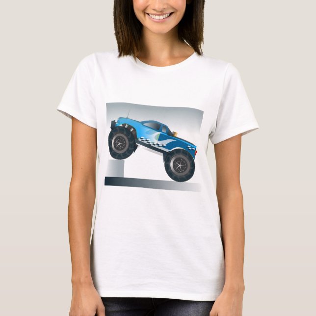 Camiseta Enorme Monster Truck Speedway (Anverso)
