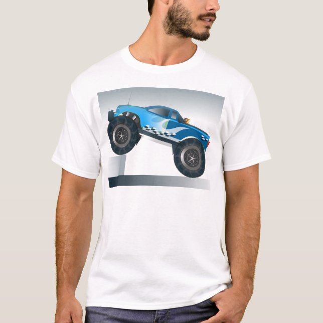 Camiseta Enorme Monster Truck Speedway (Anverso)