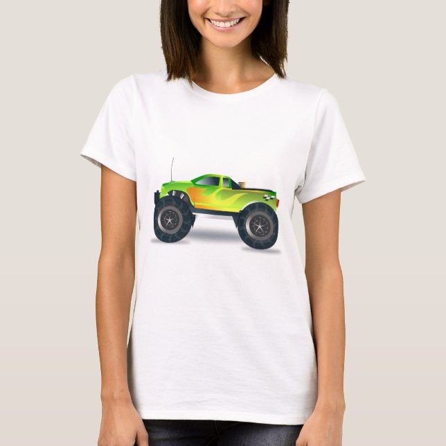 Camiseta Enorme Monster Truck Speedway (Anverso)