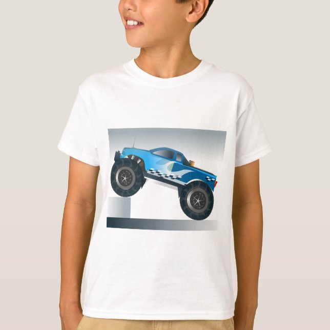 Camiseta Enorme Monster Truck Speedway (Anverso)