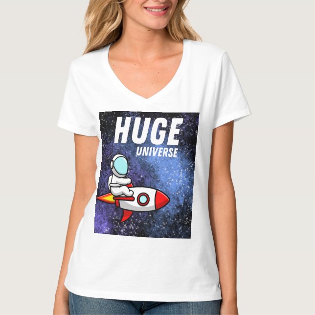 Camiseta enorme universo (Anverso)